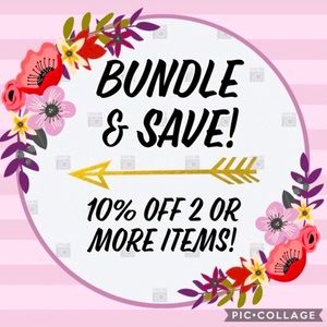 SAVE SAVE SAVE!! Bundle 2+ items for 10% off! I consider reasonable offers! 🛍🛍